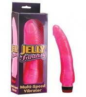 Vibrador de Jelly 21 x 4,5 cm
